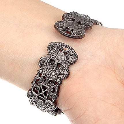 Women's Carved Steel Bracelet Watch - wnkrs