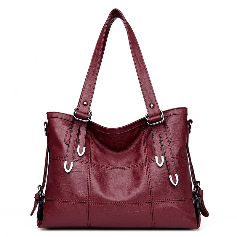 Women's PU Casual Soft Tote Bag