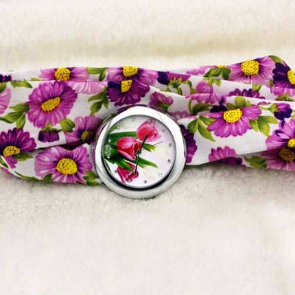 Women's Boho Watches with Fabric Bracelet - wnkrs
