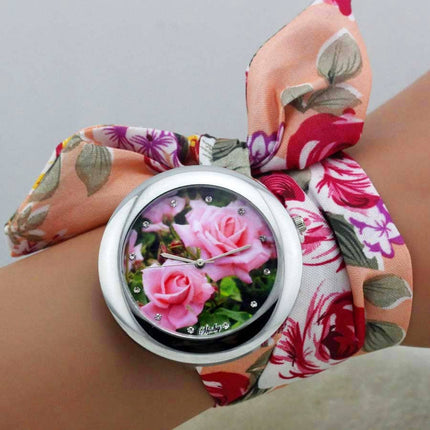 Women's Boho Watches with Fabric Bracelet - wnkrs