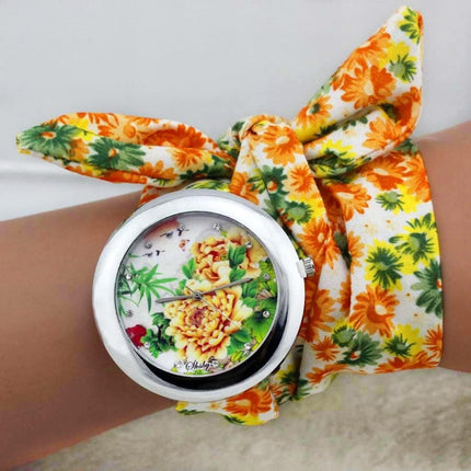 Women's Boho Watches with Fabric Bracelet - wnkrs