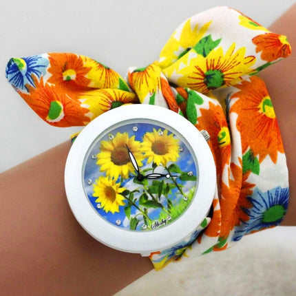 Women's Boho Watches with Fabric Bracelet - wnkrs