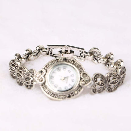 Women's Crystal Heart Bracelet Watches - wnkrs