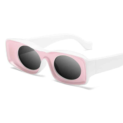 Women's Two Tone Rectangular Sunglasses - wnkrs