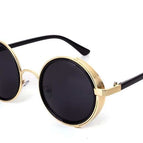 Golden Frame and Gray Lenses