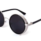Silver Frame and Gray Lenses