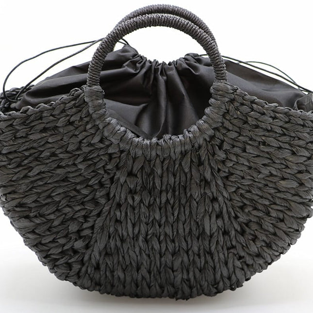 Beach Handmade Style Straw Handbag - Wnkrs