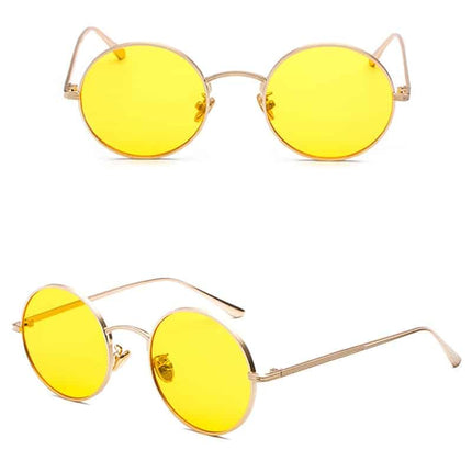 Men's Retro Round Sunglasses - wnkrs
