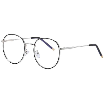 Men's Round Retro Style Anti-Blue Light Glasses - wnkrs