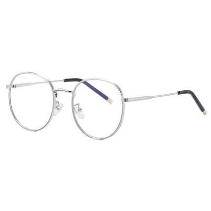 Men's Round Retro Style Anti-Blue Light Glasses - wnkrs