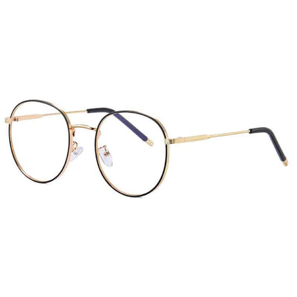 Men's Round Retro Style Anti-Blue Light Glasses - wnkrs