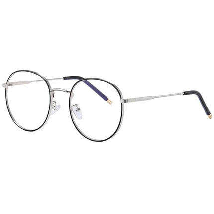 Men's Round Retro Style Anti-Blue Light Glasses - wnkrs