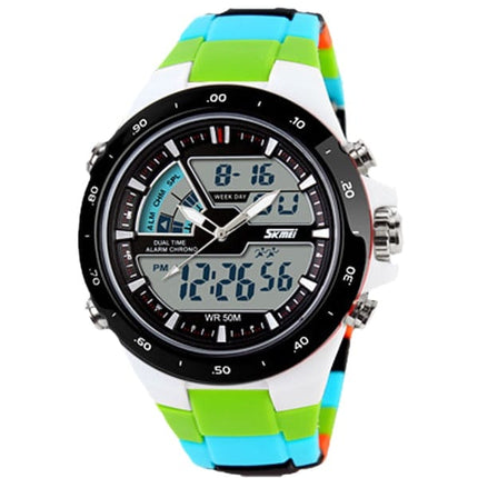 Waterproof Sports Wristwatches with Dual Display - wnkrs