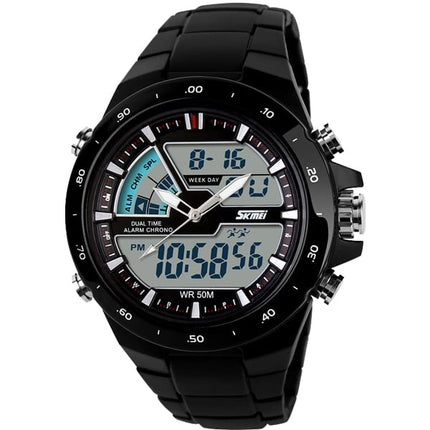 Waterproof Sports Wristwatches with Dual Display - wnkrs