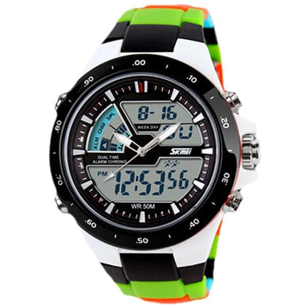 Waterproof Sports Wristwatches with Dual Display - wnkrs