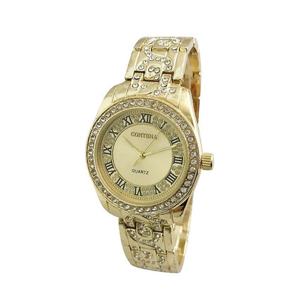 Women's Wristwatches with Roman Numerals and Rhinestone Decor - wnkrs