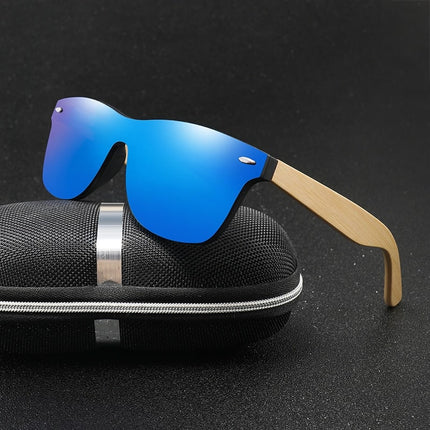 Frameless Wooden Sunglasses - wnkrs