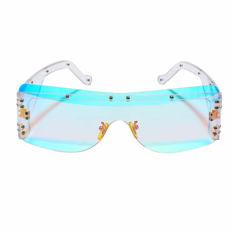 Rimless Square Sunglasses for Men