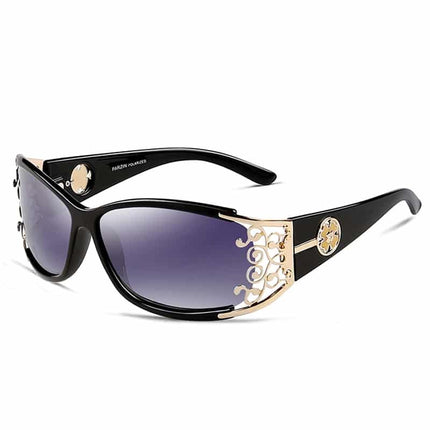 Women's Metal Lace Polarized Sunglasses - wnkrs