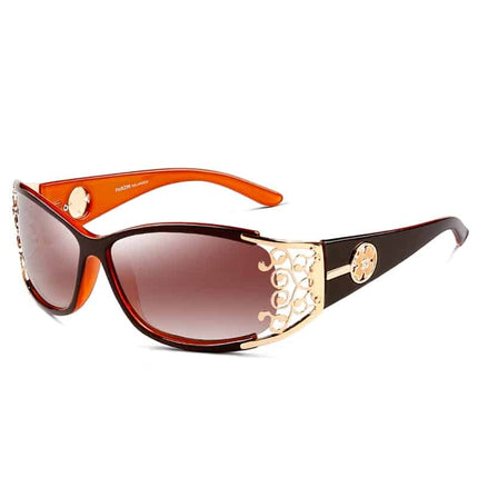 Women's Metal Lace Polarized Sunglasses - wnkrs