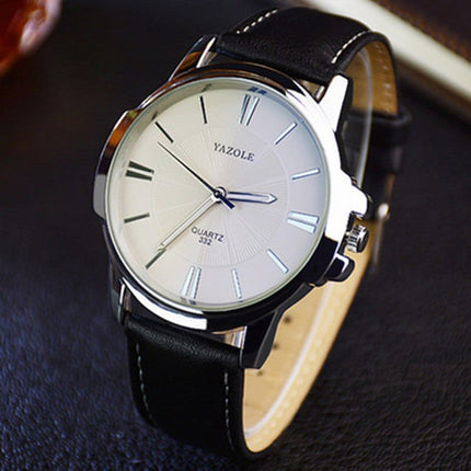 Glass Dual Elegant Men's Quartz Watch - wnkrs