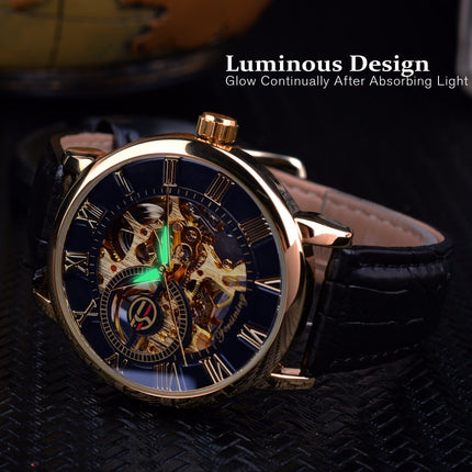 3D Elegant Luxury Mechanical Automatic Skeleton Watches for Men - wnkrs