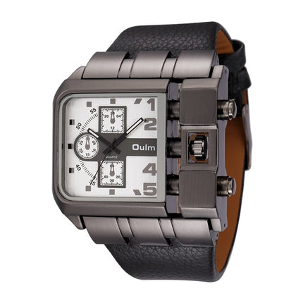 Square Shape Dial Casual Style Men's Watches - wnkrs