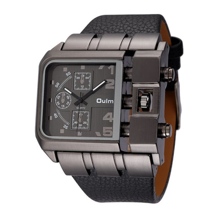 Square Shape Dial Casual Style Men's Watches - wnkrs