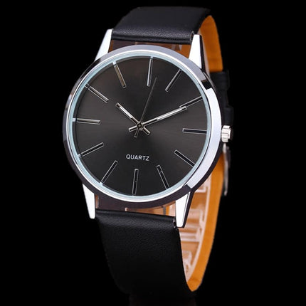 Men's Solid Casual Quartz Watch - wnkrs