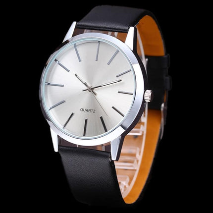 Men's Solid Casual Quartz Watch - wnkrs