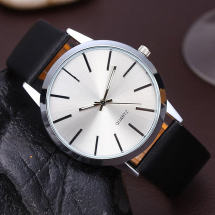 Men's Solid Casual Quartz Watch - wnkrs