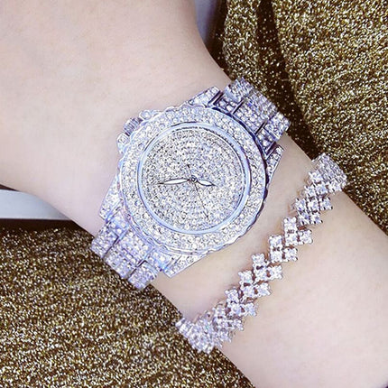 Queen of Diamonds Solid Rhinestone Watches - wnkrs