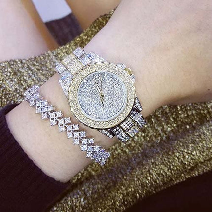 Queen of Diamonds Solid Rhinestone Watches - wnkrs