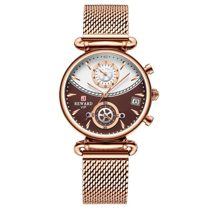 Women's Double Color Mesh Band Watch - wnkrs