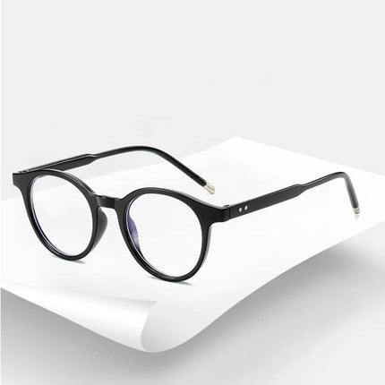 Unisex Anti-Blue Light Round Computer Eyeglasses - wnkrs