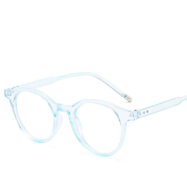 Unisex Anti-Blue Light Round Computer Eyeglasses - wnkrs