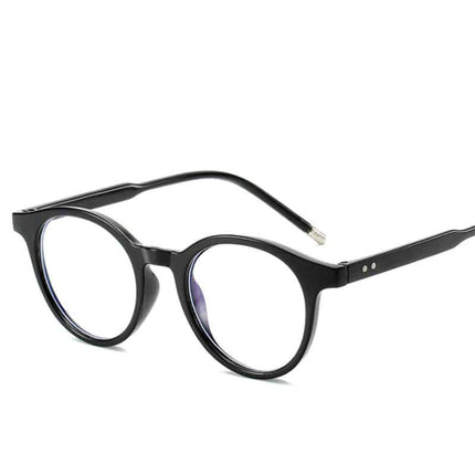 Unisex Anti-Blue Light Round Computer Eyeglasses - wnkrs