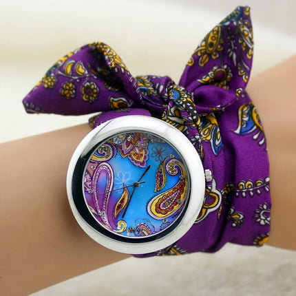 Ethnic Floral Watches With Wristbands - wnkrs