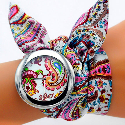 Ethnic Floral Watches With Wristbands - wnkrs