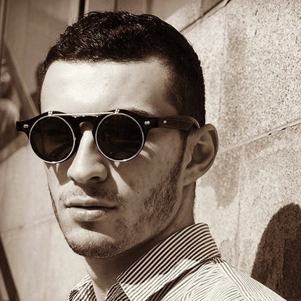 Men's Round Shaped Sunglasses - wnkrs