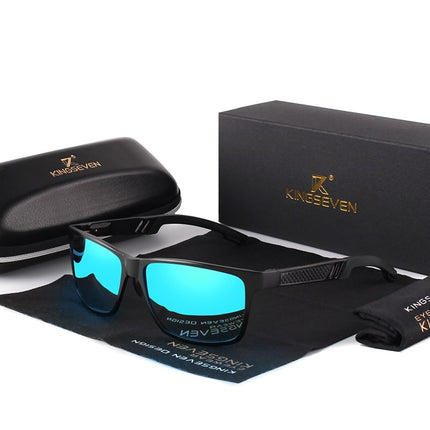 Men's Square Polarized Mirror Sunglasses - wnkrs