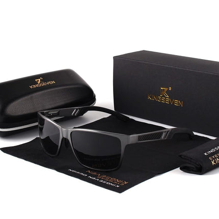 Men's Square Polarized Mirror Sunglasses - wnkrs