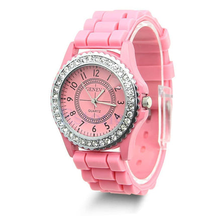 Casual Style Silicone and Crystal Watches - wnkrs