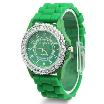 Casual Style Silicone and Crystal Watches - wnkrs