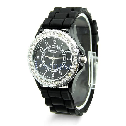 Casual Style Silicone and Crystal Watches - wnkrs
