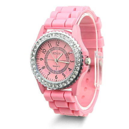 Casual Style Silicone and Crystal Watches - wnkrs
