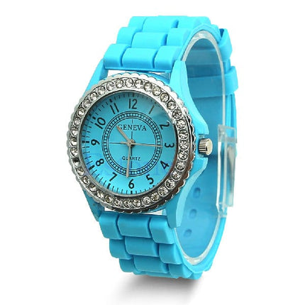 Casual Style Silicone and Crystal Watches - wnkrs