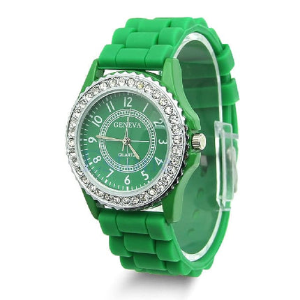 Casual Style Silicone and Crystal Watches - wnkrs