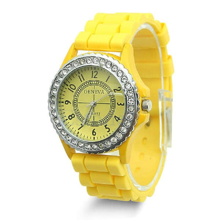 Casual Style Silicone and Crystal Watches - wnkrs