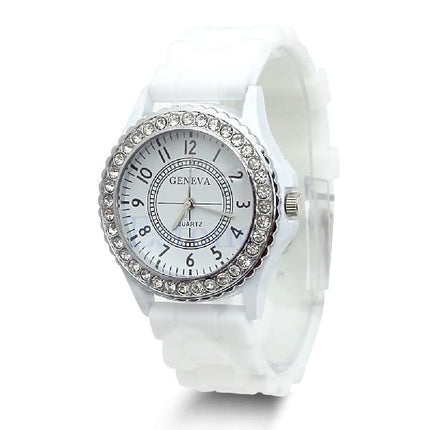 Casual Style Silicone and Crystal Watches - wnkrs